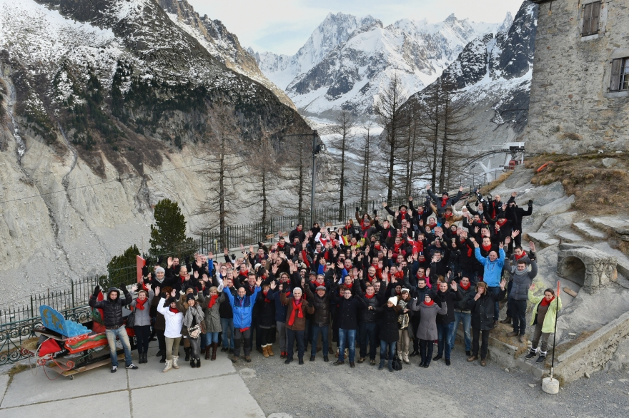 Le r&eacute;seau Daniel Moquet &agrave; la Mer de Glace