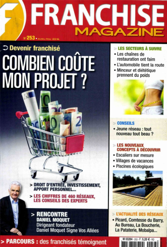 Une de Franchise Magazine - mars avril 2016