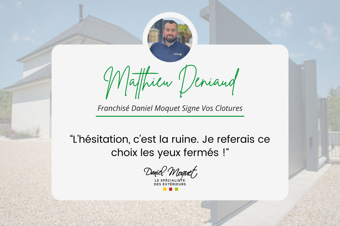 Franchis&eacute; Cloture Daniel Moquet Pornic